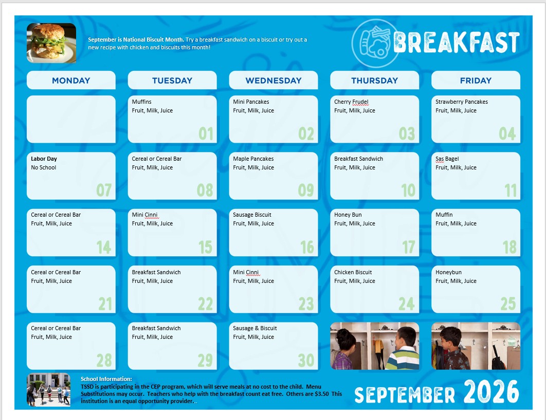September 2026 Breakfast