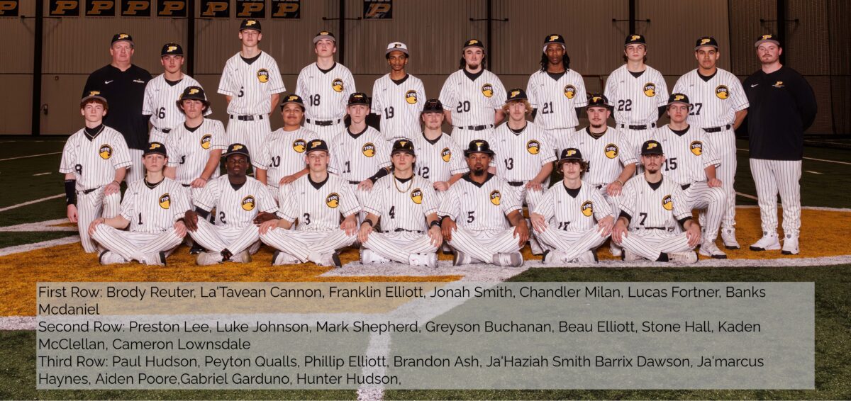 PHS Baseball Team Photo 2026